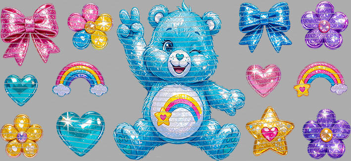 16oz Care Bears-Be-296